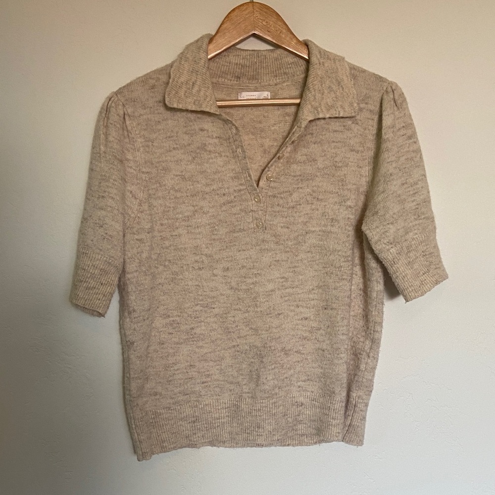 LC Lauren Conrad Cream Knit Sweater